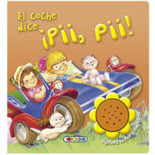 Imagen libro con sonido el coche dice ¡pii