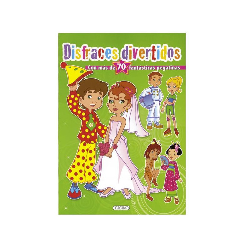 Imagen libro de pegatinas disfraces divertidos