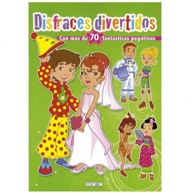 Imagen libro de pegatinas disfraces divertidos