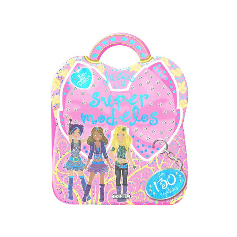 Imagen libro de pegatinas little princess super modelos