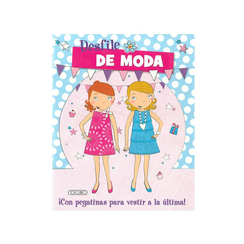 Imagen libro de pegatinas desfile de moda