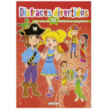 Imagen libro de pegatinas disfraces divertidos