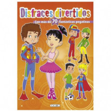 Imagen libro de pegatinas disfraces divertidos