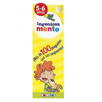 Imagen 100 tarjetas educativas ingeniosa-mente 5-6 años