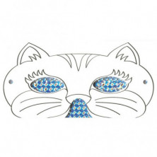 imagen 1 de libro con 32 antifaces para colorear de animales
