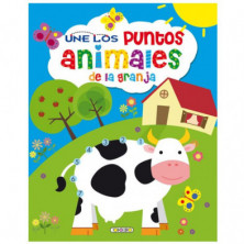 Imagen libro une los puntos animales de la granja