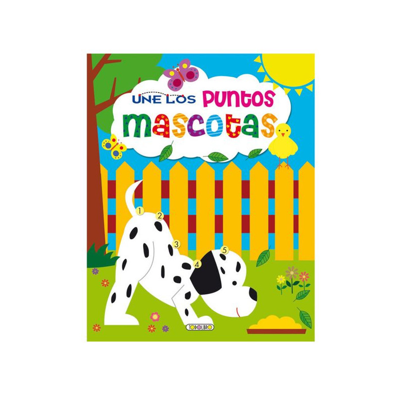 Imagen libro une los puntos mascotas