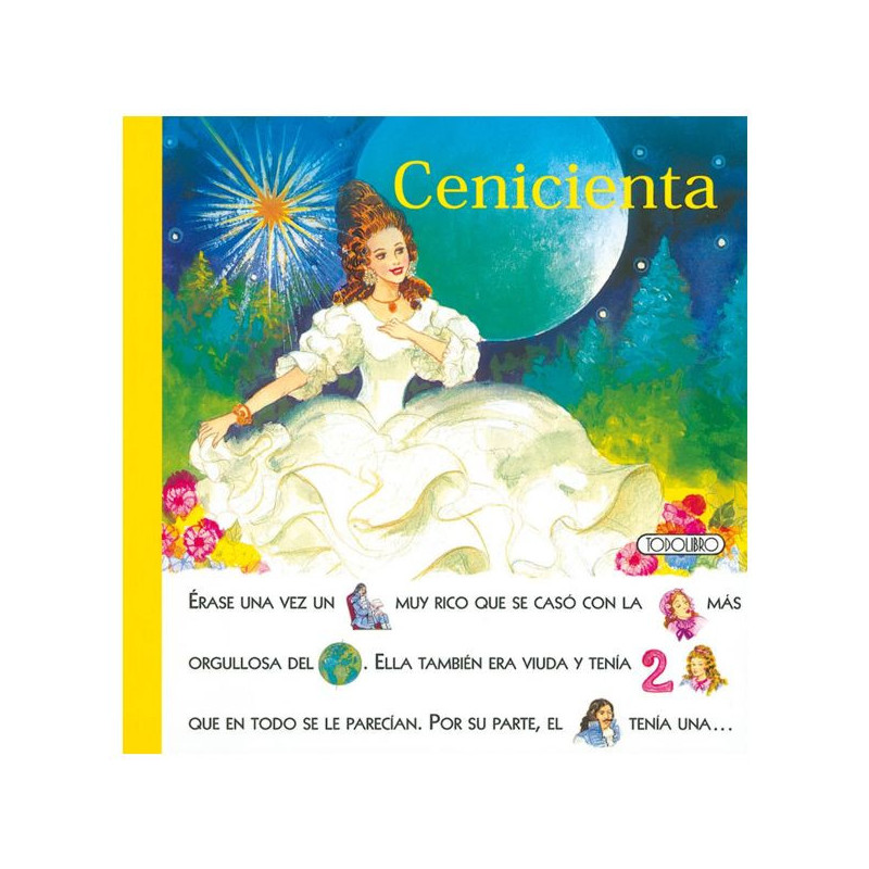 Imagen libro con pictogramas cenicienta