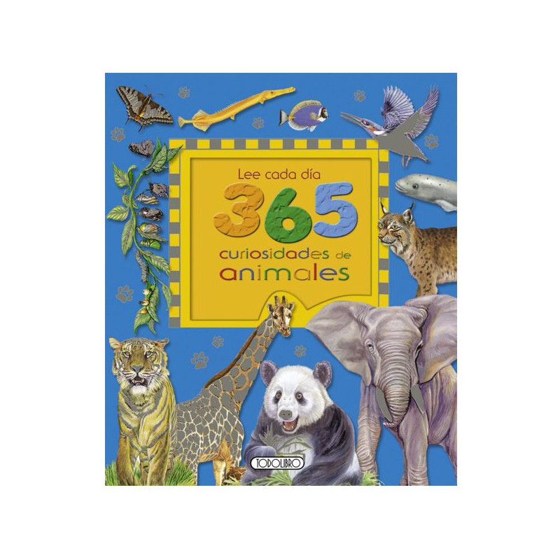 Imagen libro 365 curiosidades de animales