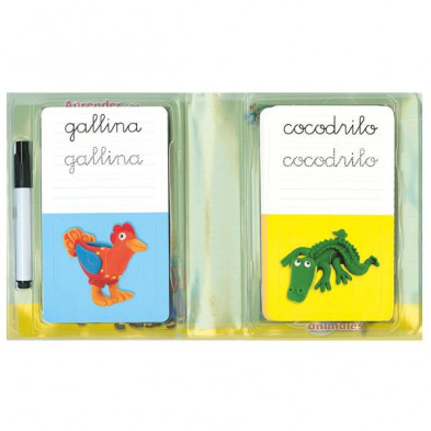 imagen 1 de libro juega y escribe animales con 30 puzles