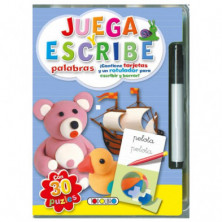 Imagen libro juega y escribe palabras con 30 puzles