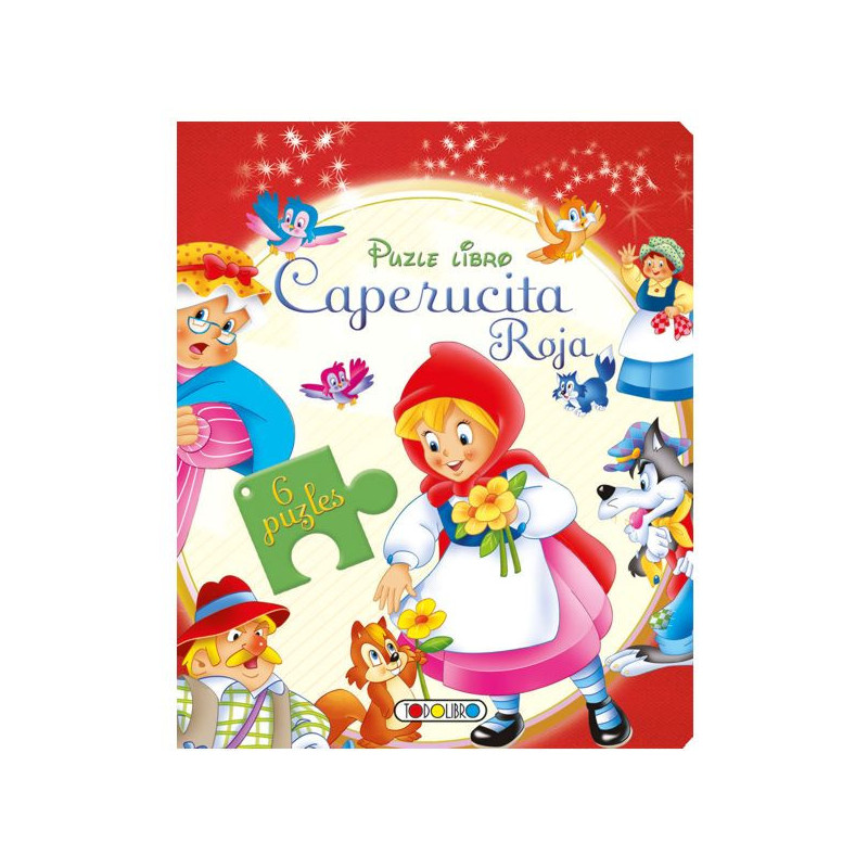 Imagen libro puzle caperucita roja