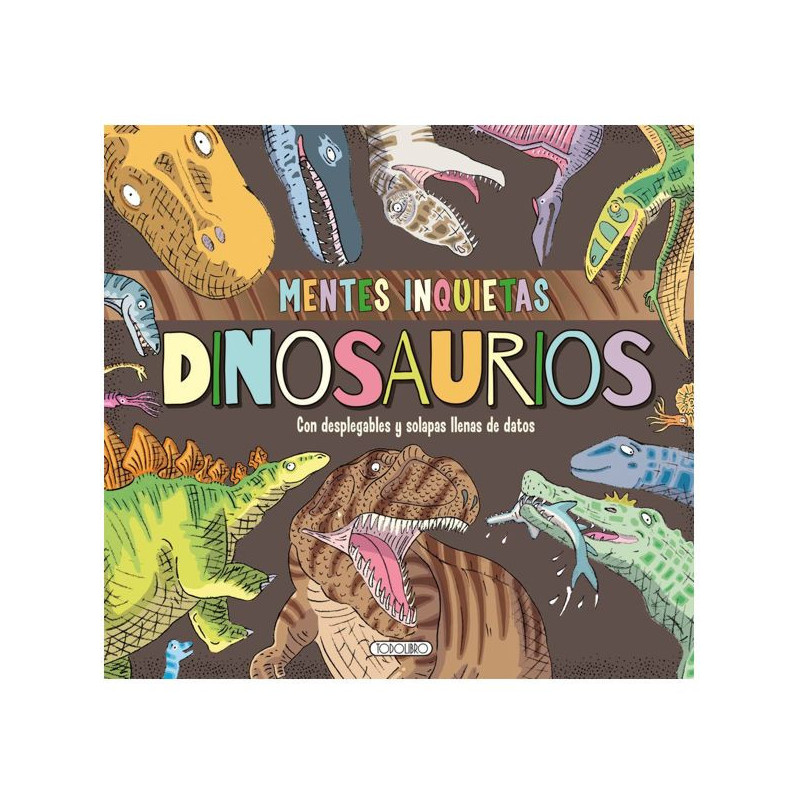 Imagen libro mentes inquietas - dinosaurios