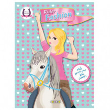 Imagen libro con pegatinas rider fashion