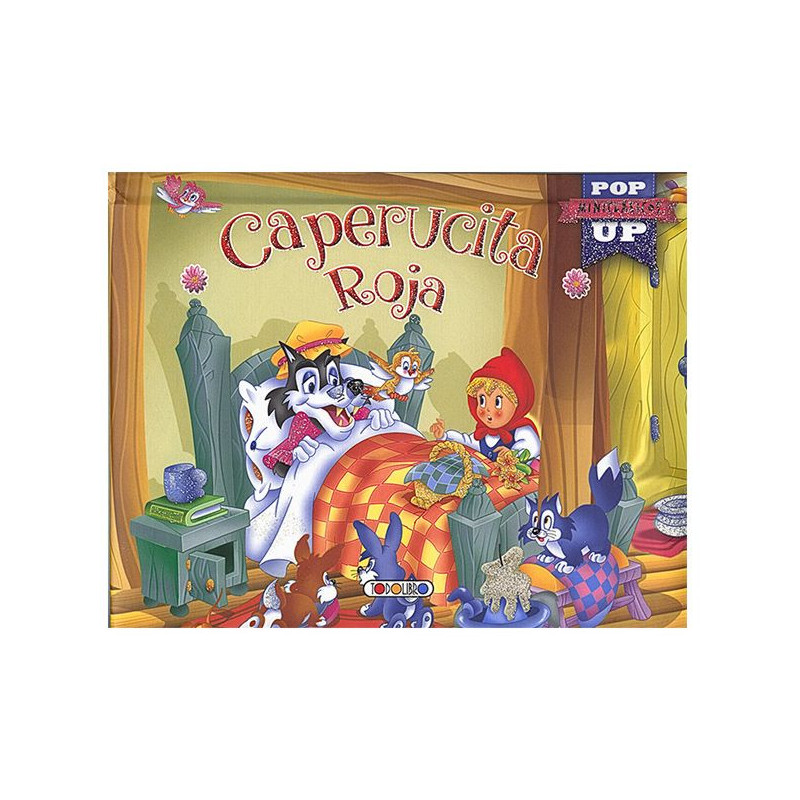 Imagen libro miniclásicos pop up - caperucita roja