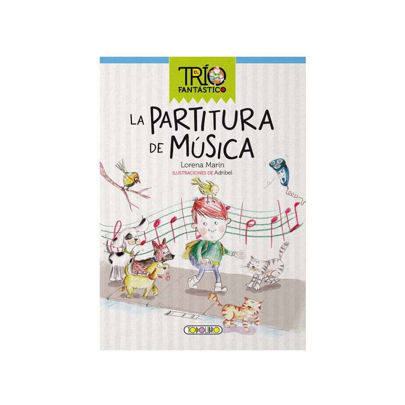 Imagen libro el trío fantástico - la partitura de música