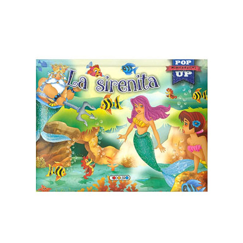 Imagen libro miniclásicos pop up - la sirenita