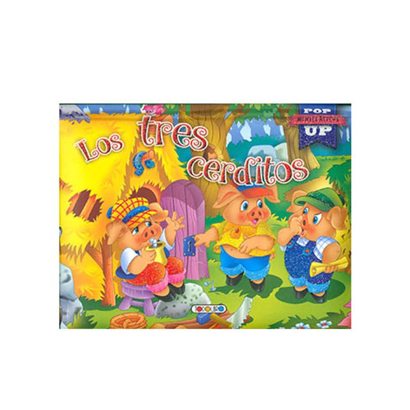 Imagen libro miniclásicos pop up - los tres cerditos