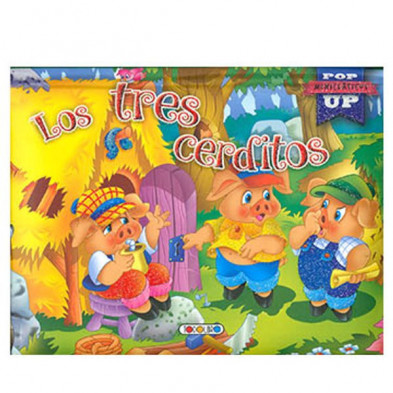 Imagen libro miniclásicos pop up - los tres cerditos