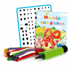 imagen 1 de libro modela con globos con inflador y globos
