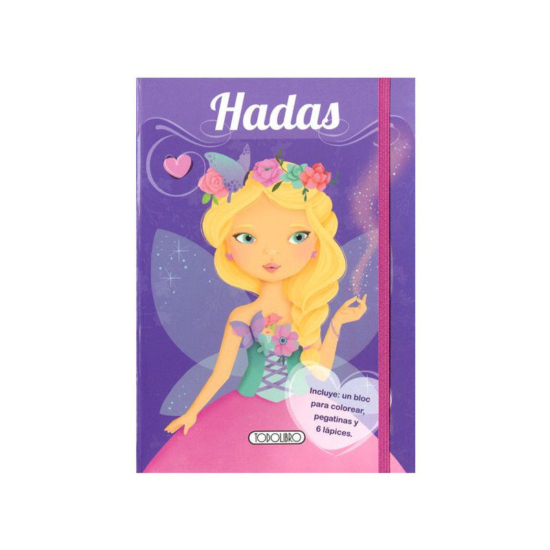 Imagen libro brillo y color - hadas