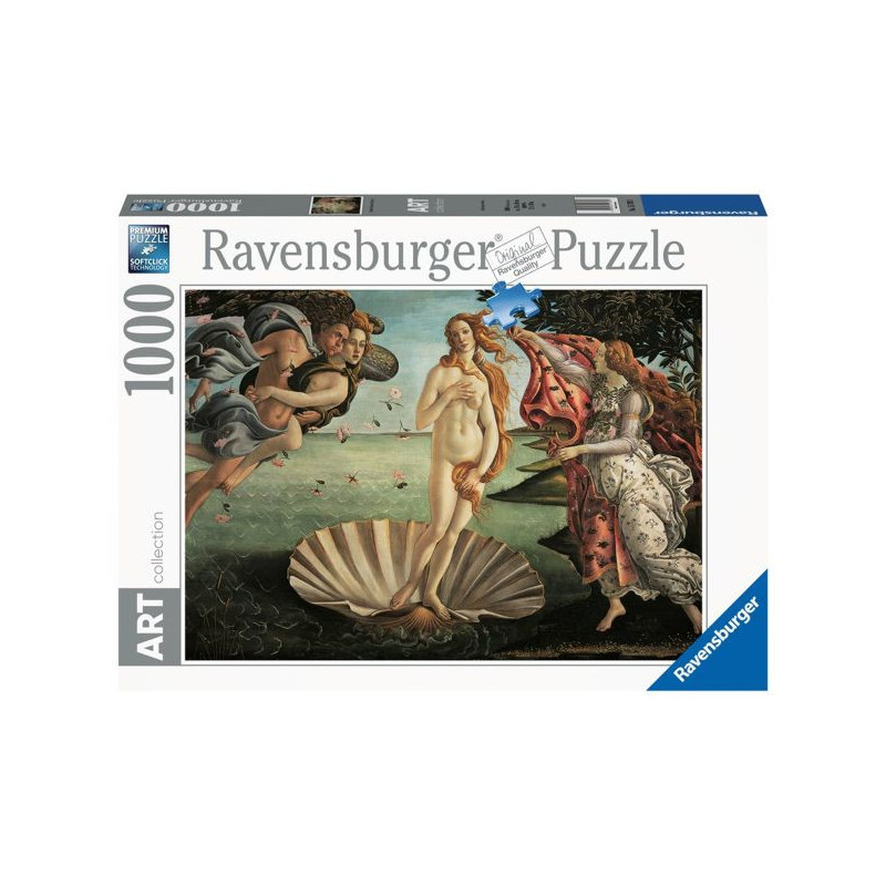 Imagen puzzle ravens botticelli nacimiento venus 1000 pie Imagen puzzle ravens botticelli nacimiento venus 1000 pie