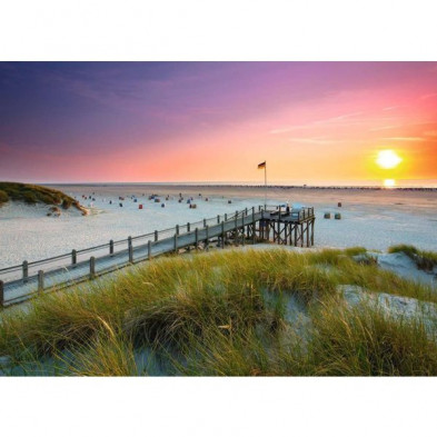 imagen 1 de puzzle ravensburger el atardecer sobre amrum 1000