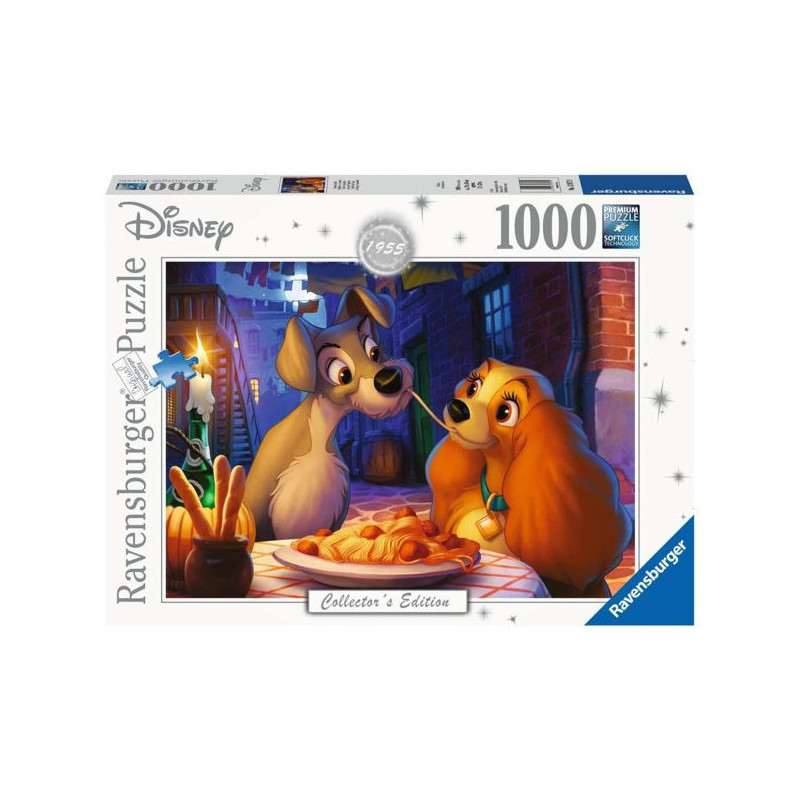 Imagen puzzle ravensburger la dama y el vagabundo 1000 pi Imagen puzzle ravensburger la dama y el vagabundo 1000 pi