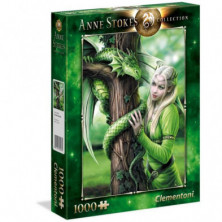 Imagen puzzle clementoni kindred spirits anne stokes 1000