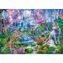 imagen 1 de puzzle clementoni hqc moonlit wild 3000 piezas