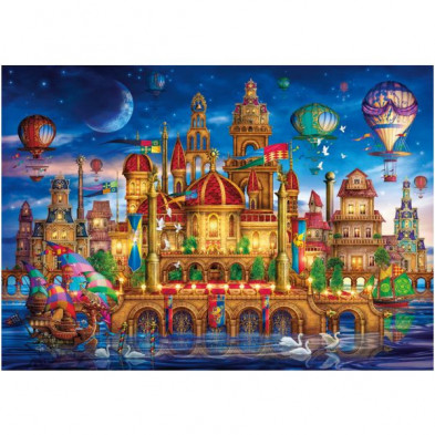 imagen 1 de puzzle clementoni hqc downtown 6000 piezas