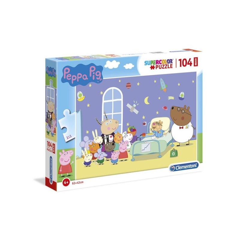 Imagen puzzle clementoni peppa pig 104 piezas