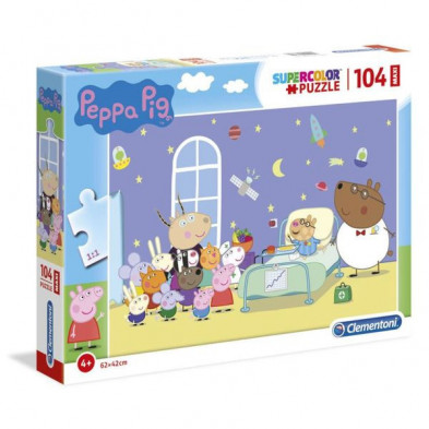 Imagen puzzle clementoni peppa pig 104 piezas