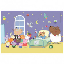 imagen 1 de puzzle clementoni peppa pig 104 piezas