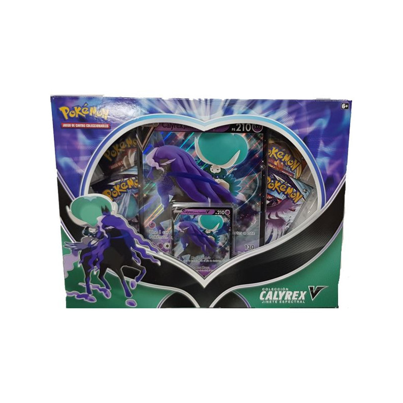 Imagen coleccion calyrex v jinete espectral jcc pokemon
