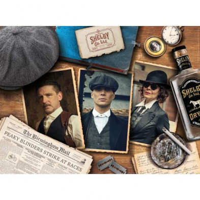 imagen 1 de puzzle clementoni maletín peaky blinders 1000 piez