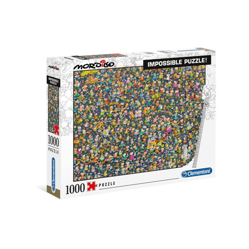 Imagen puzzle clementoni imposible mordillo 1000 piezas Imagen puzzle clementoni imposible mordillo 1000 piezas