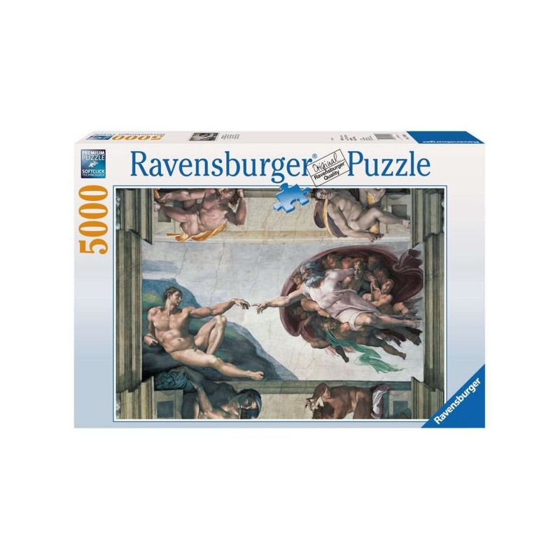 Imagen puzzle ravensburger la creación de adán 5000 pieza