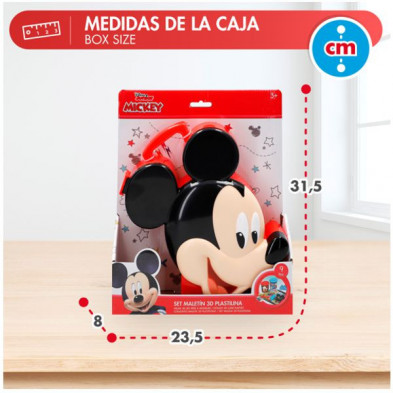 imagen 5 de caja 3d plastilina mickey 2 botes y herramientas imagen 5 de caja 3d plastilina mickey 2 botes y herramientas