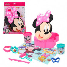 imagen 1 de caja 3d plastilina minnie 2 botes  y herramientas