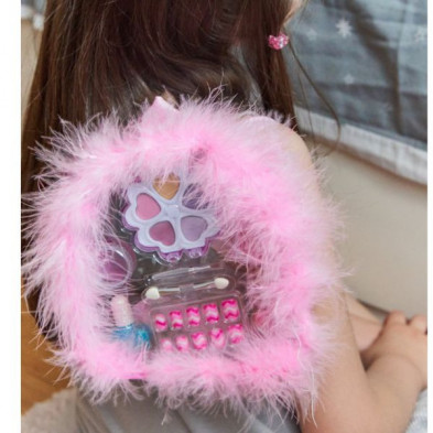 imagen 2 de mochila de cosmética infantil set de maquillaje