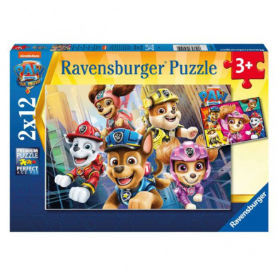 Imagen puzzle ravensburger paw patrol movie 2 x12 piezas Imagen puzzle ravensburger paw patrol movie 2 x12 piezas