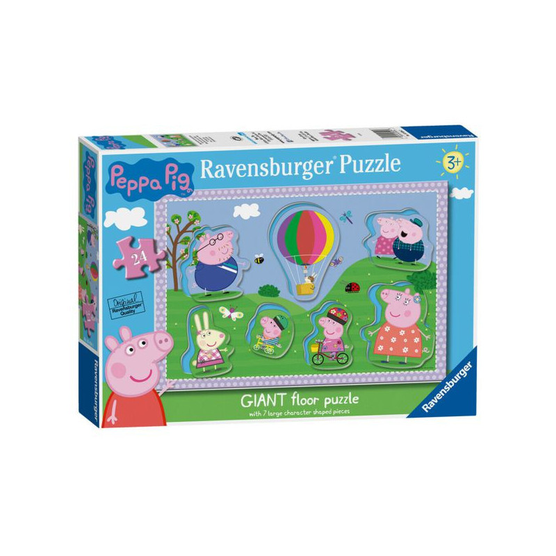 Imagen puzzle ravensburger peppa pig  24 piezas