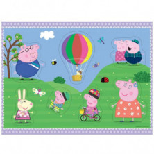 imagen 1 de puzzle ravensburger peppa pig  24 piezas