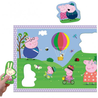 imagen 2 de puzzle ravensburger peppa pig  24 piezas