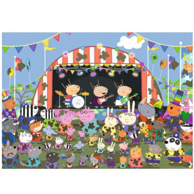 imagen 1 de puzzle ravensburger peppa pig  concierto 24 piezas