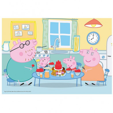 imagen 1 de puzzle ravensburger peppa pig  cocina 35 piezas