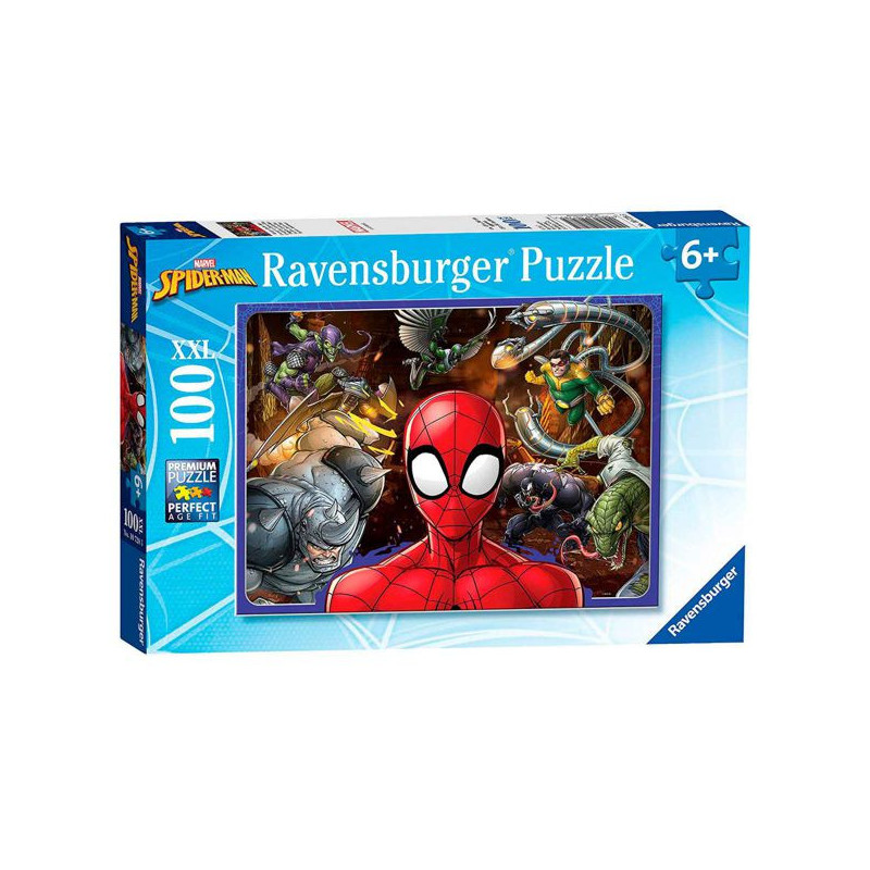 Imagen puzzle ravensburger spiderman 100 piezas