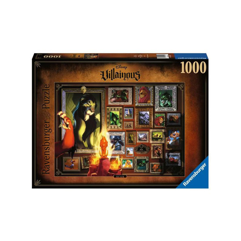 Imagen puzzle villainous scar 1000 piezas