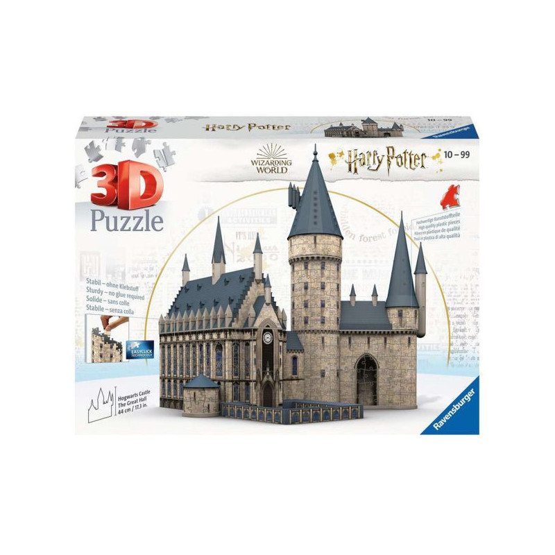 Imagen puzzle 3d castillo harry potter gran comedor 540pz